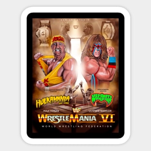 Wrestlemania 6 Sticker